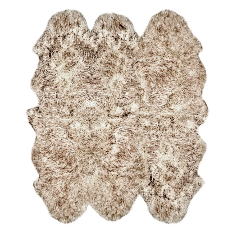 Natural Home Decor New Zealand Sheepskin Sexto Rug | 1-Piece | Chocolate